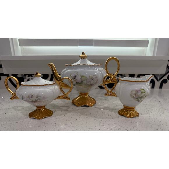 Mary Herzig Other - VINTAGE 3 piece Mary Herzig CHINA TEA Set circa 1950’s